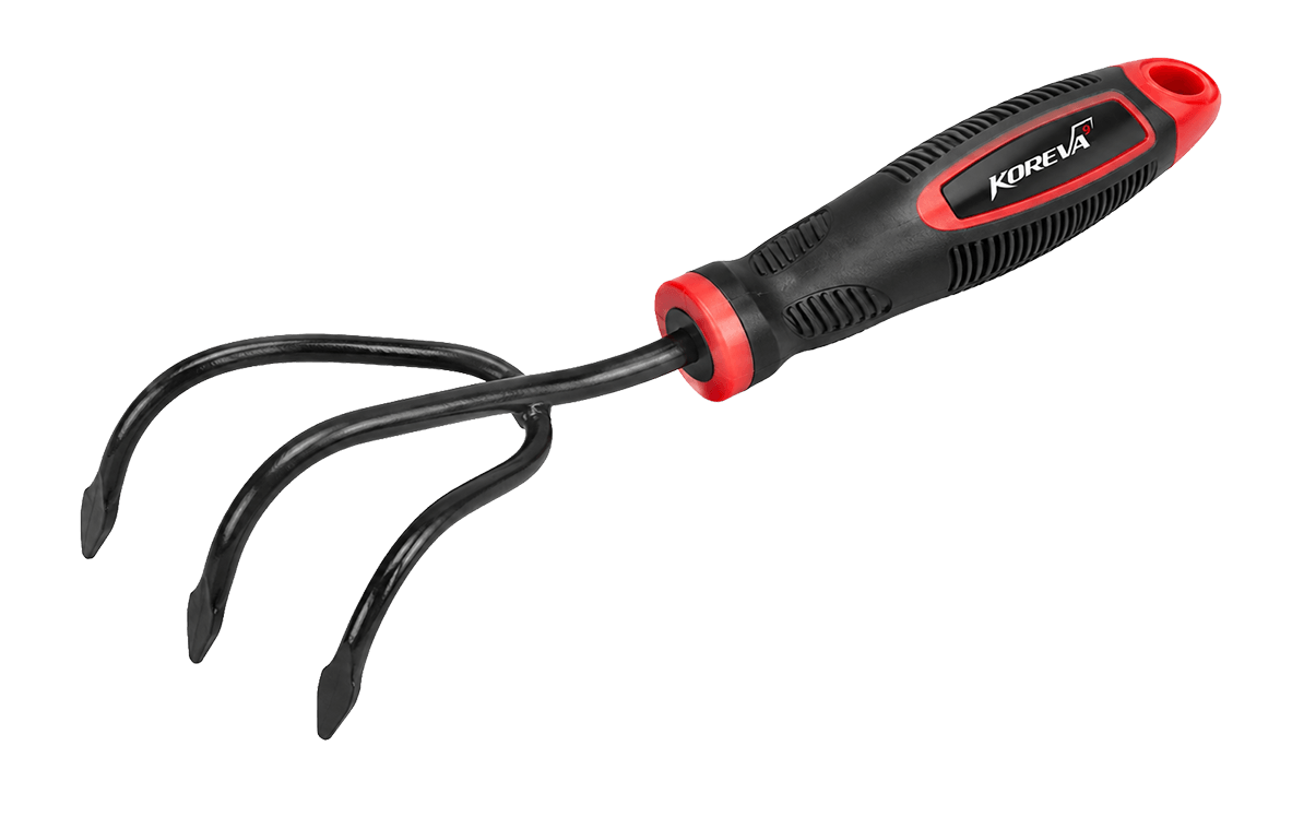 KOREVA CLAW PRO 3-Prong Forged Steel Agricultural Hand Cultivator