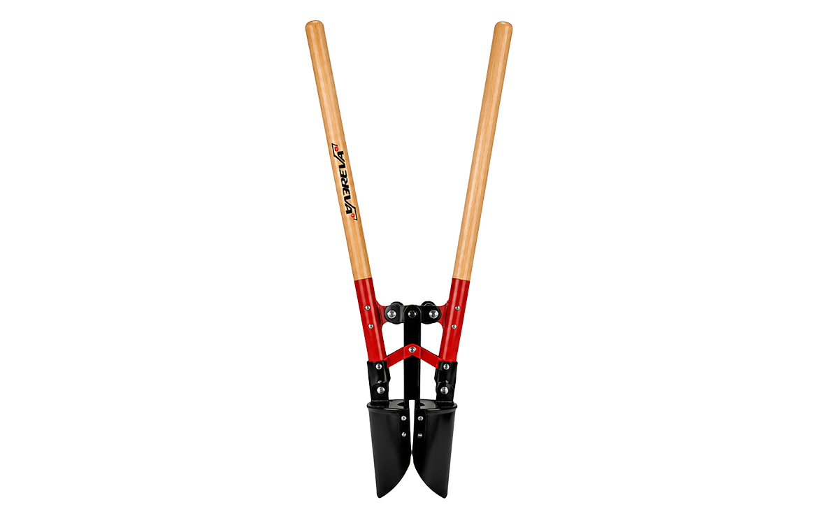 KOREVA HOLE DIGGER PRO Dual Blade Steel Manual Post Hole Digger