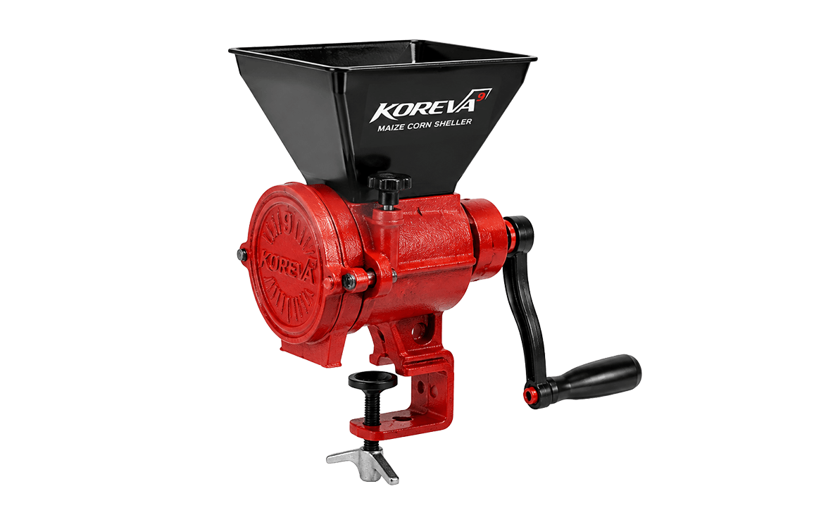 KOREVA CORN PRO Cast Iron Manual Hand Crank Maize Corn Sheller Machine